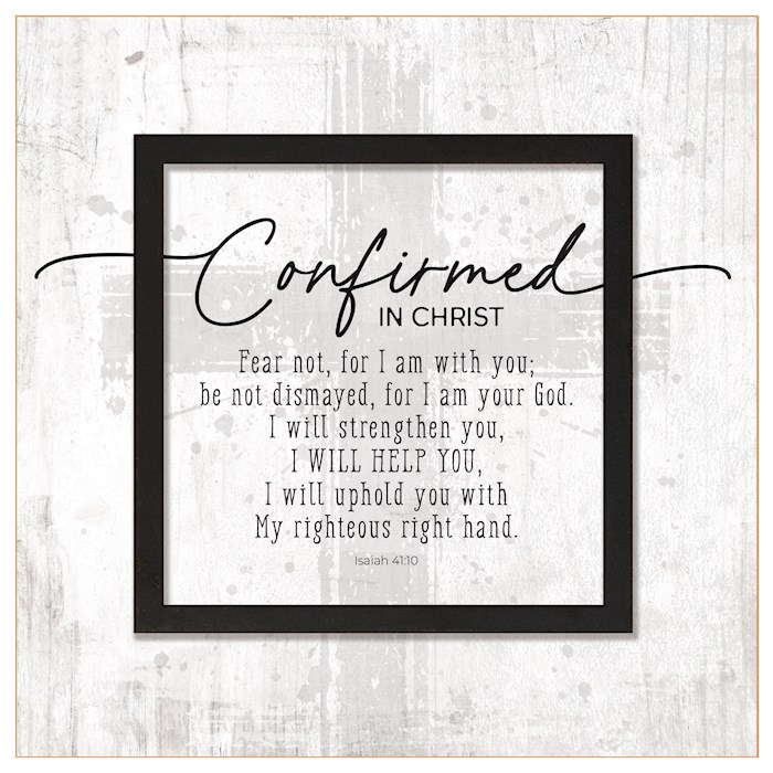 Confirmed in Christ Plaque